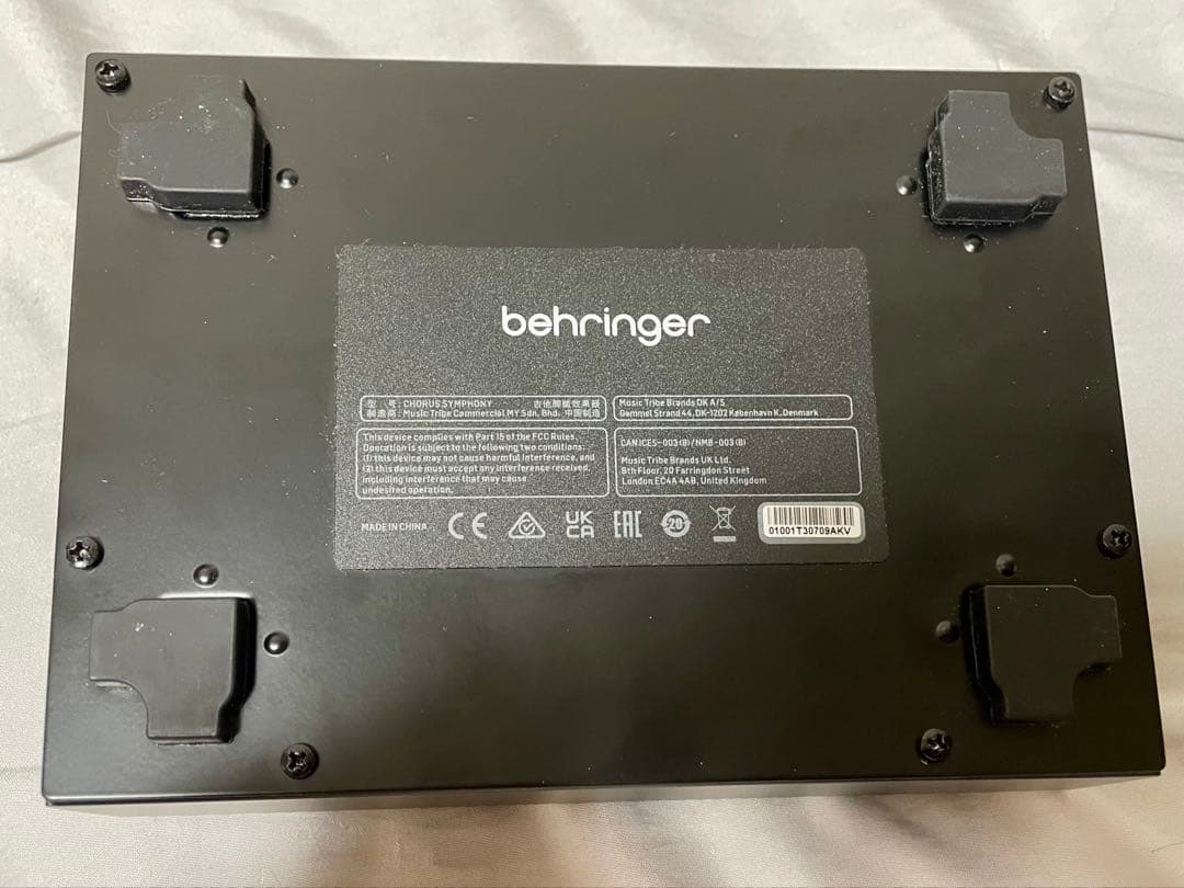 Behringer Chorus Symphony ギターエフェクター