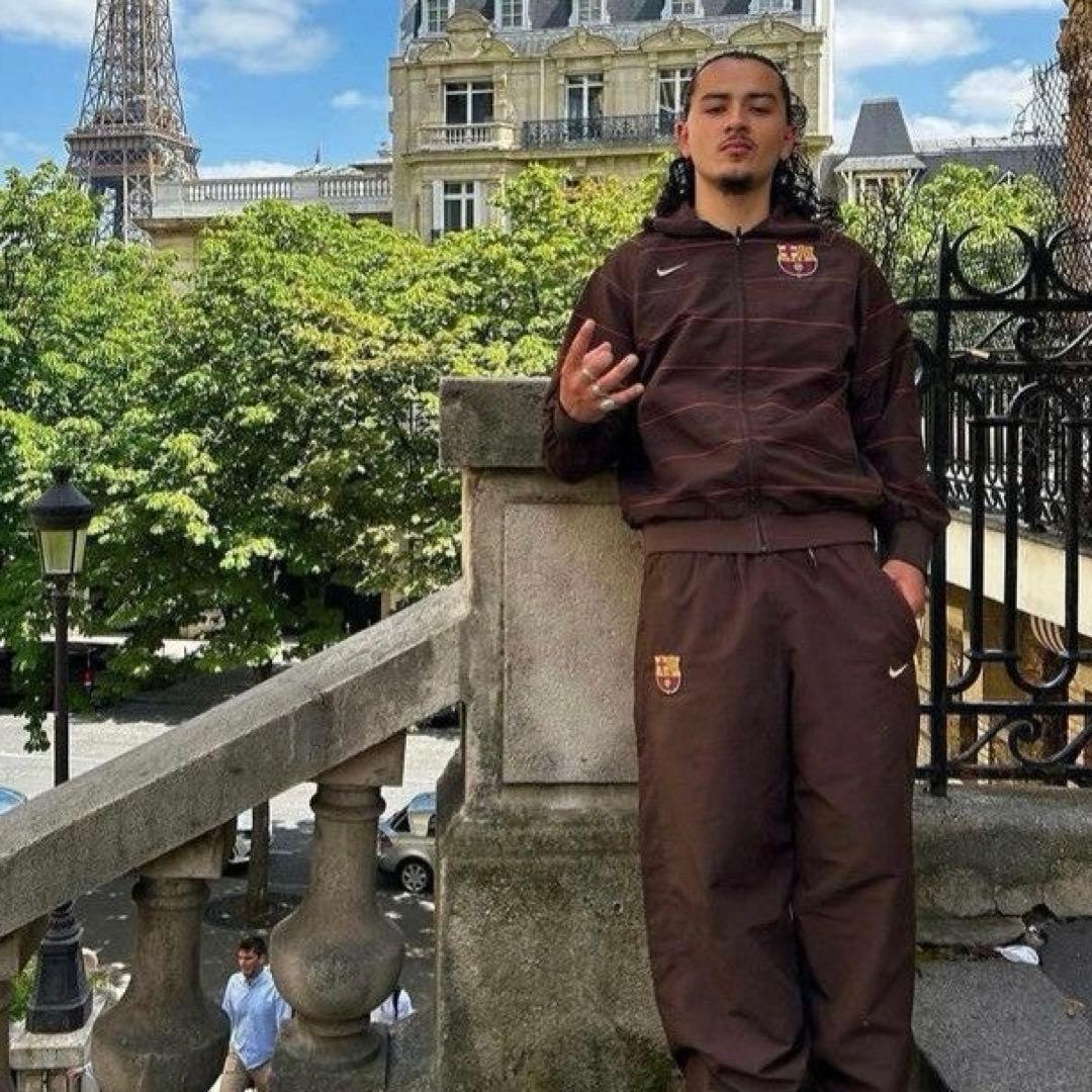 NIKE 08-09 バルセロナ トラックスーツ トレーニング 上下 ジャケット