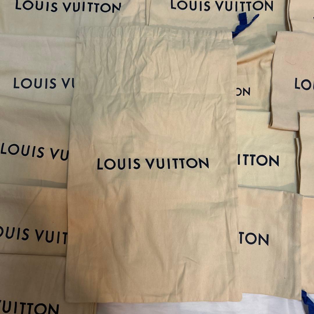 30枚‼️LOUIS VUITTON ルイヴィトンシューズ保存袋巾着袋ホワイト