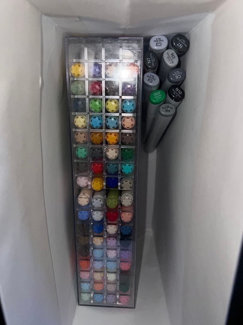 コピック チャオ スタート72色セット＋黒白グレーマーカー