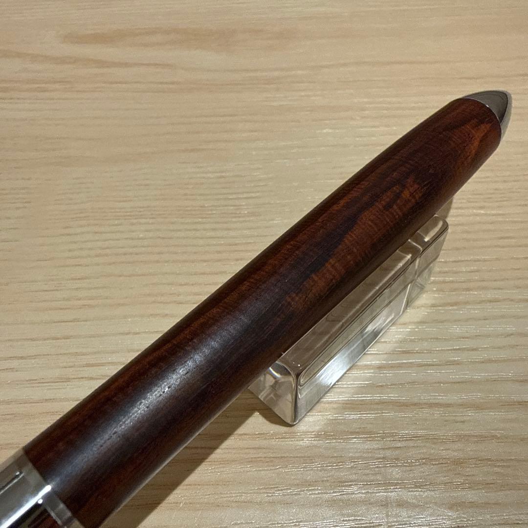 工房楔　グラッソ（多機能ペン）　シアメースローズウッド　クリップ跡有り