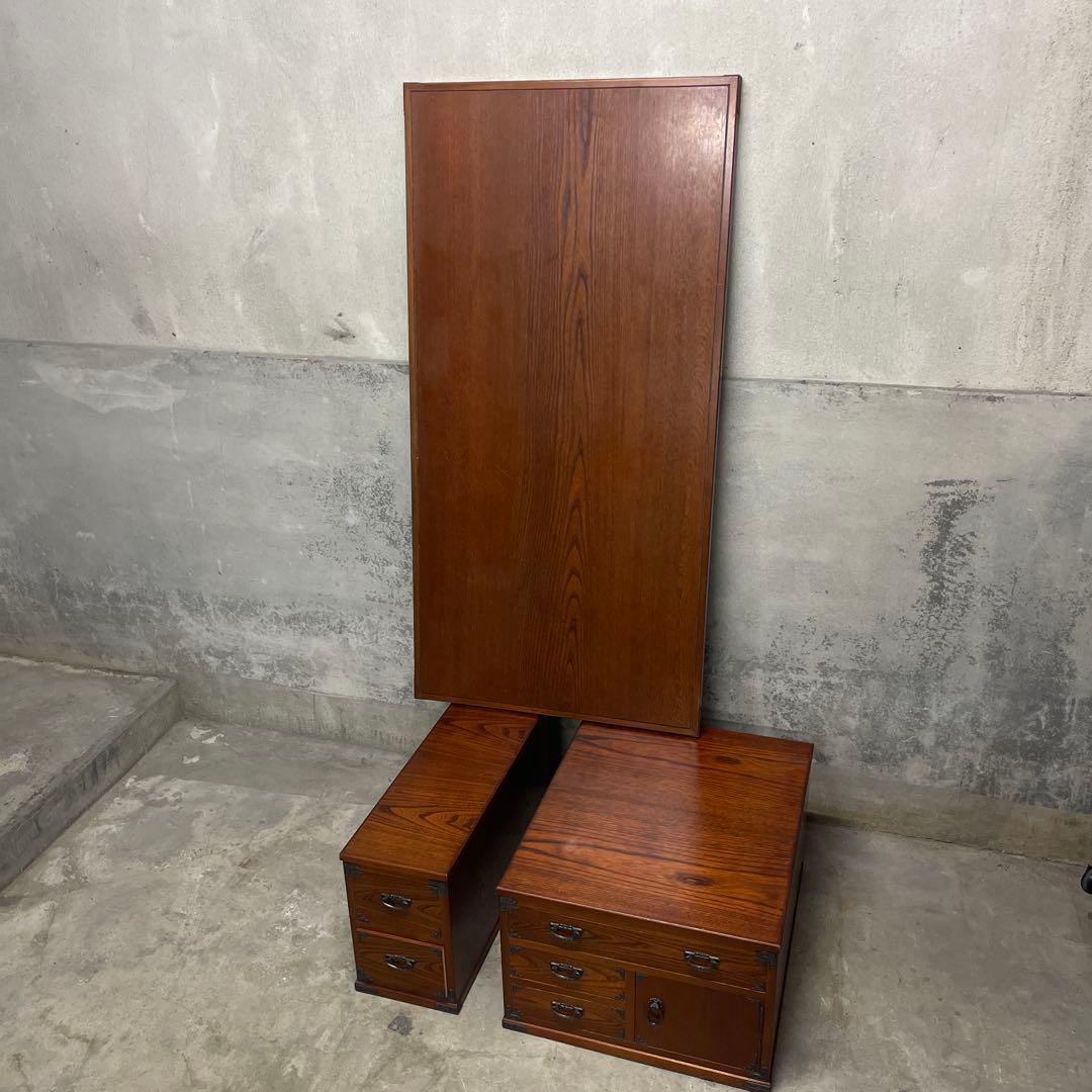 文机 座机 手造書机　写経　天板とりはずし自在　典雅文房