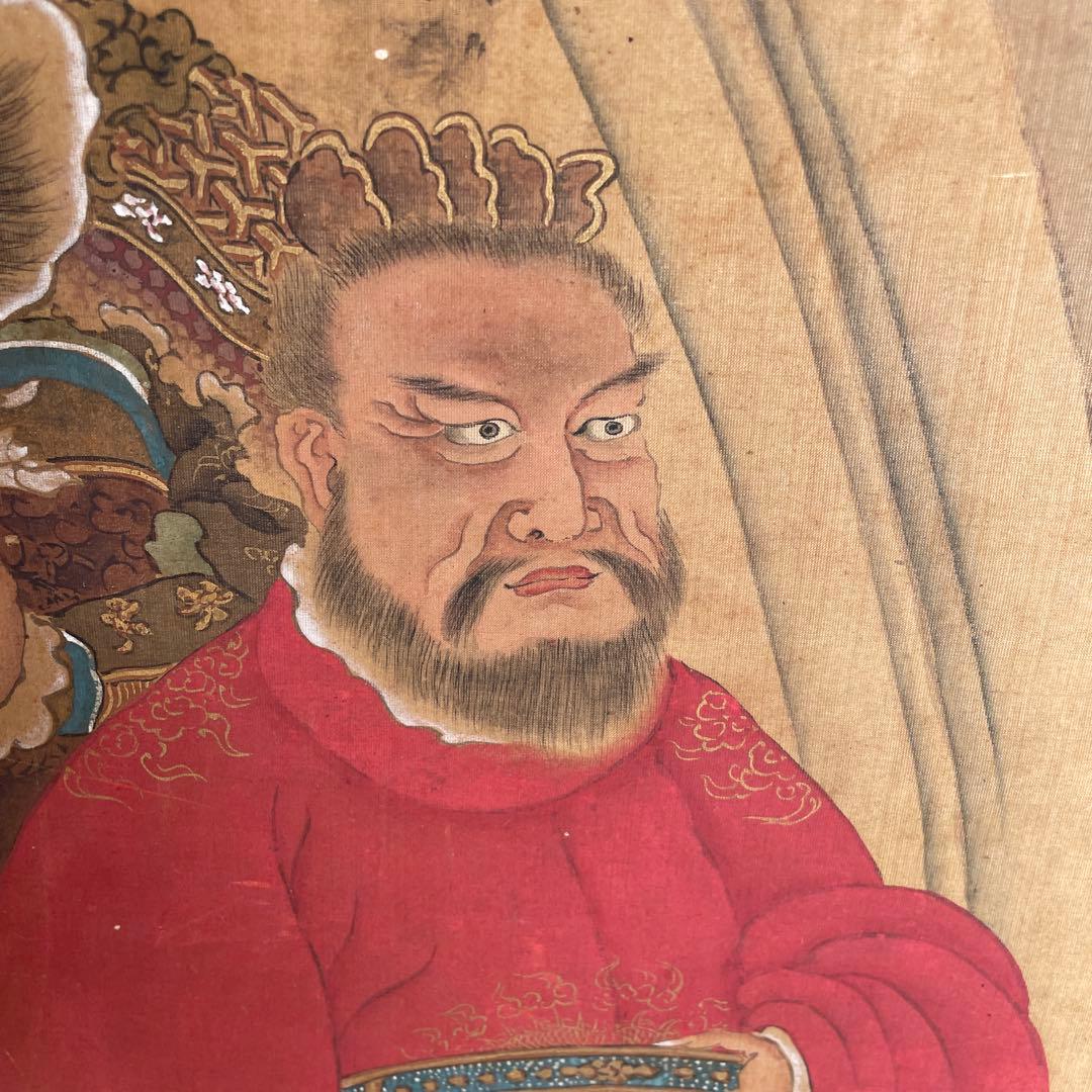 【模写】希品 超大幅 鐘馗図 明治～昭和初期　魔除けの神 厄除け 疫病除け　無銘