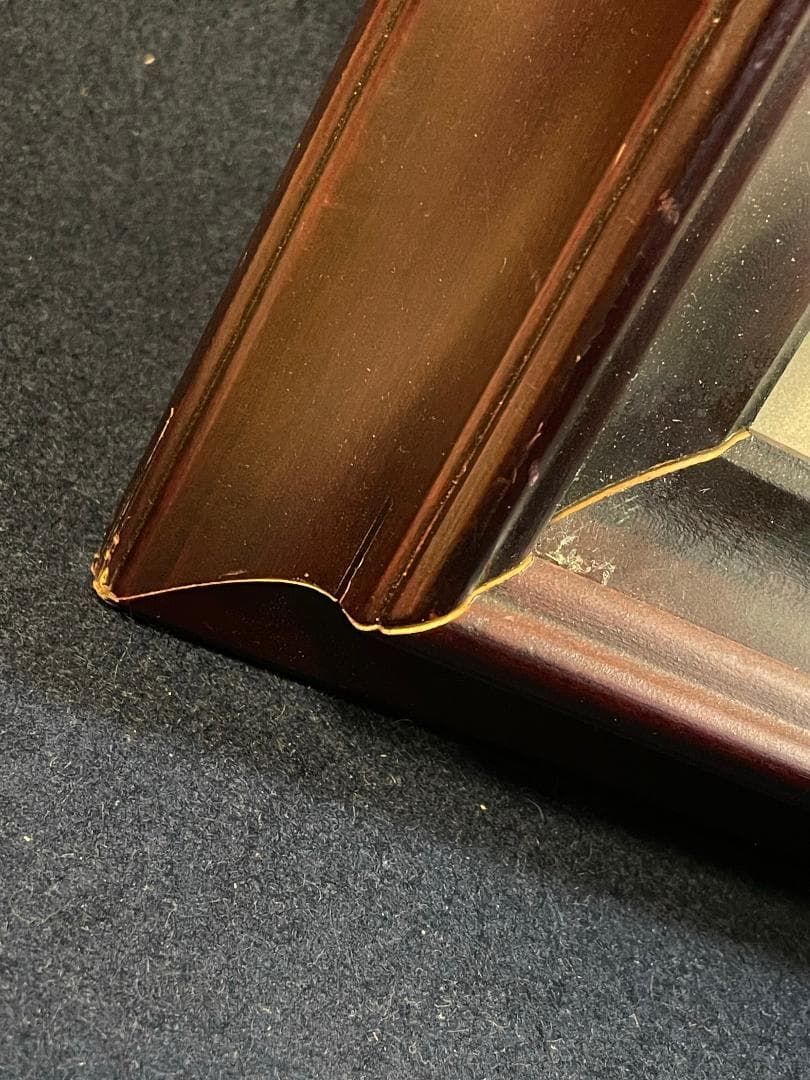 九谷焼　谷敷正人作　陶額雪月花『月』飾絵皿　飾皿　陶板画　額装