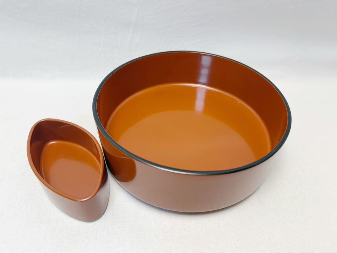 美品 茶道具 木製古代朱塗 蘭蒔絵 多用鉢 菓子鉢 天麩羅 どんぶり等 5客揃