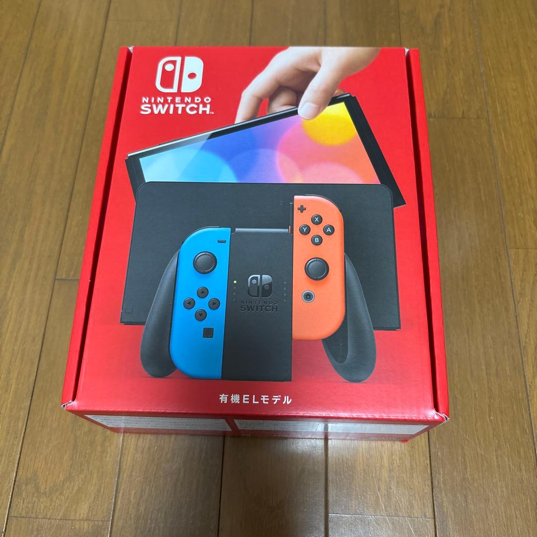 Nintendo Switch 有機EL 本体 青/赤 付属品完備