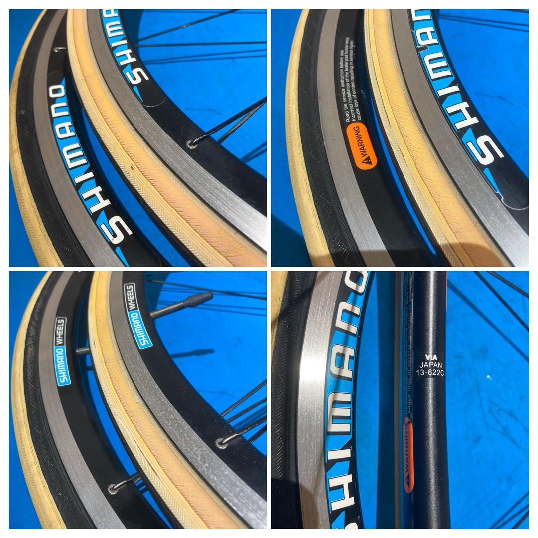 ★良品フルメンテ済 WH-R540 10sフリー 前後ホイール クイック付