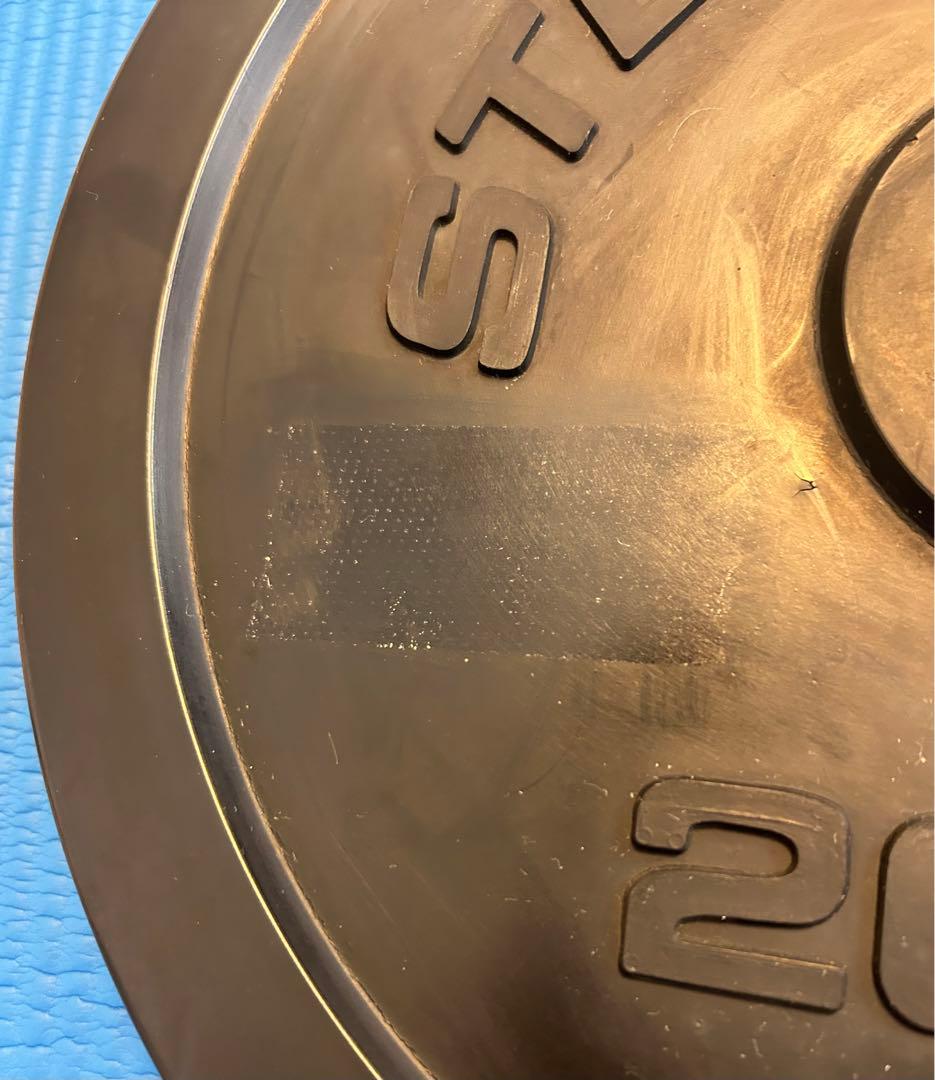 STEP CROSS 20kg プレート2枚 ラバーコーティング 28ミリ