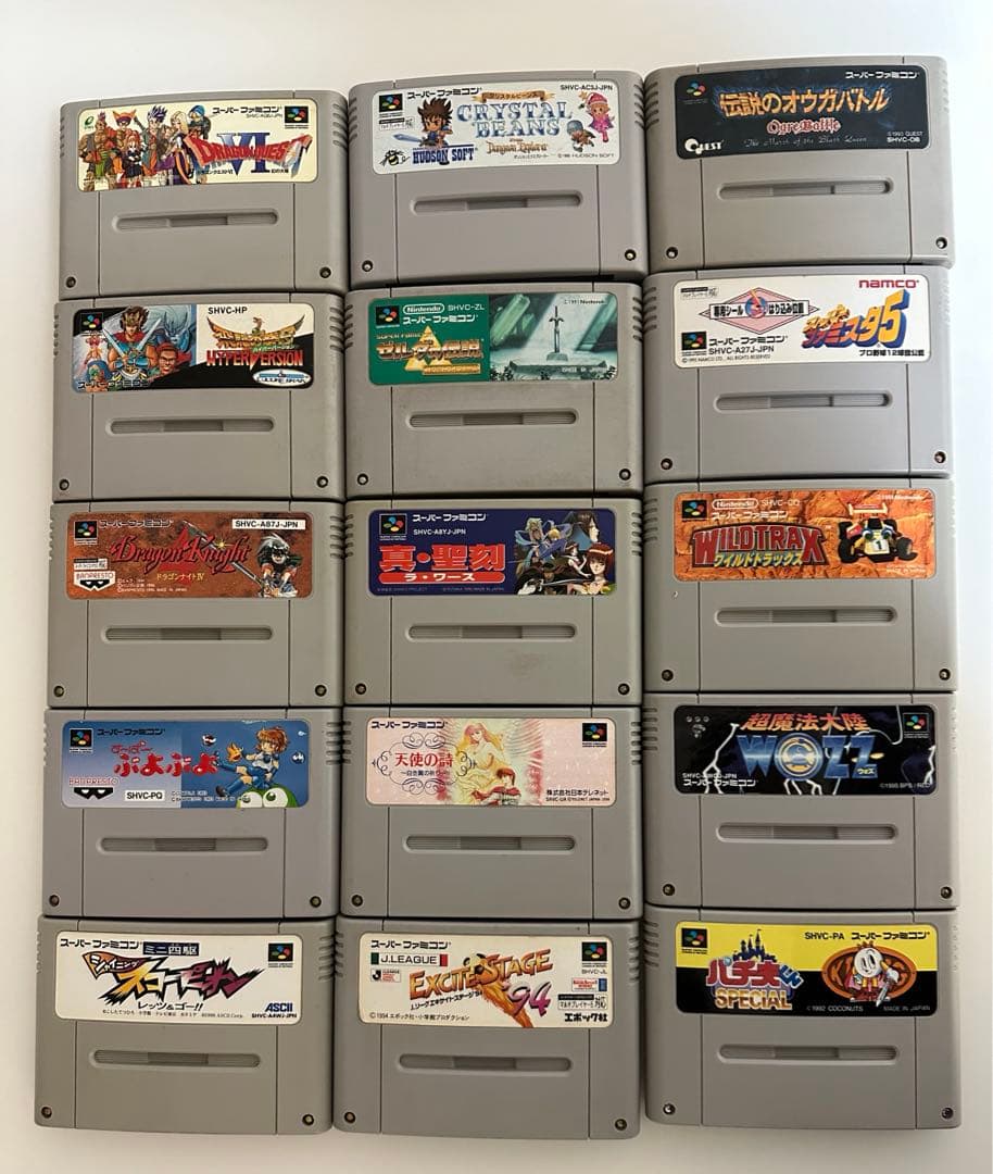 スーパーファミコンソフト【162本】まとめ売り