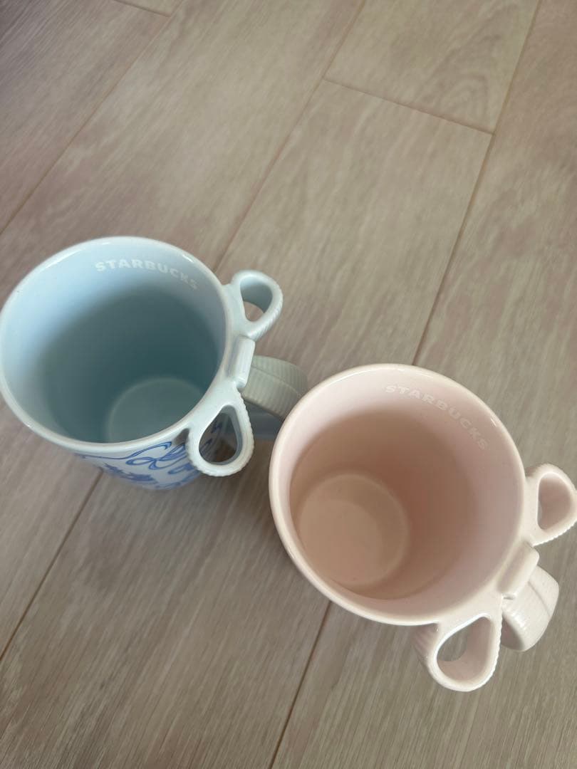 アメリカ　ディズニーランド　スターバックス　コラボ　マグカップSETお城レア