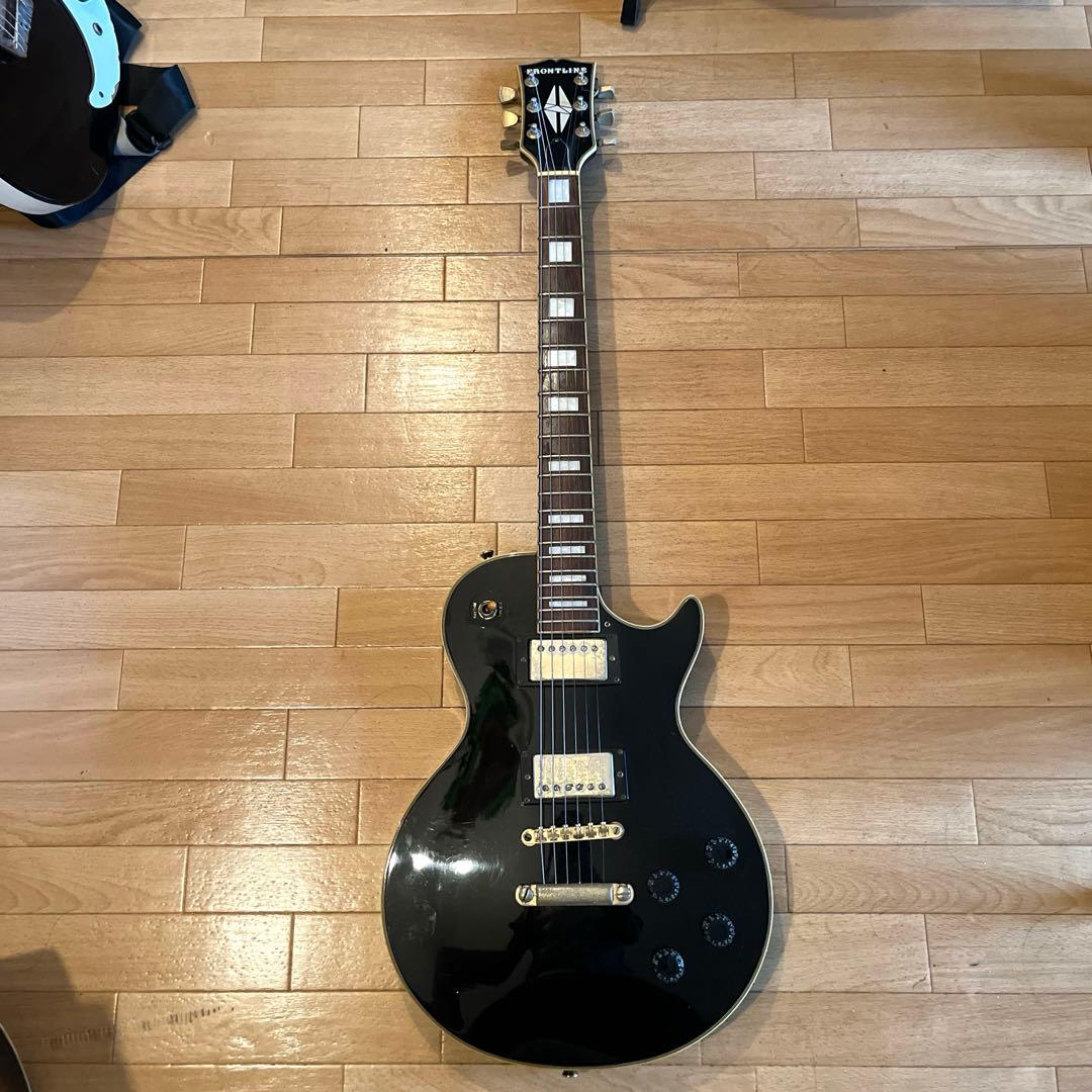 Frontline lespaul black レスポール 配送料無料