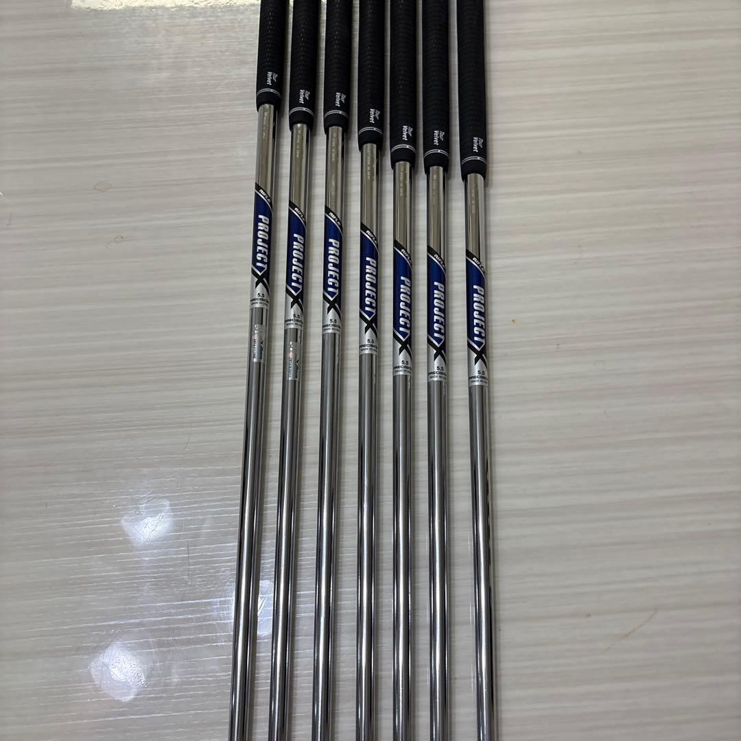 ミズノプロ243 プロジェクトX 5.5 7本セットアイアン