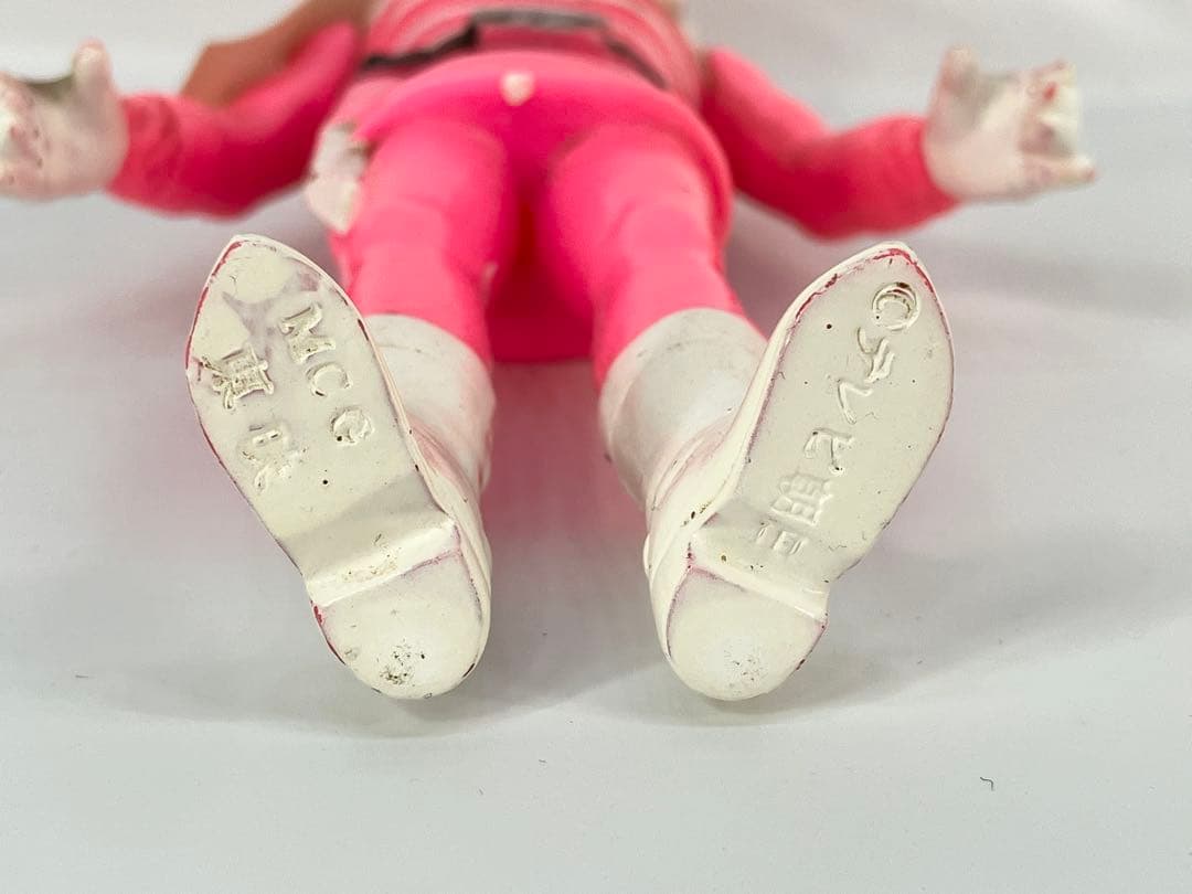 ポピー ミニソフビ デンジピンク 中古 電子戦隊デンジマン