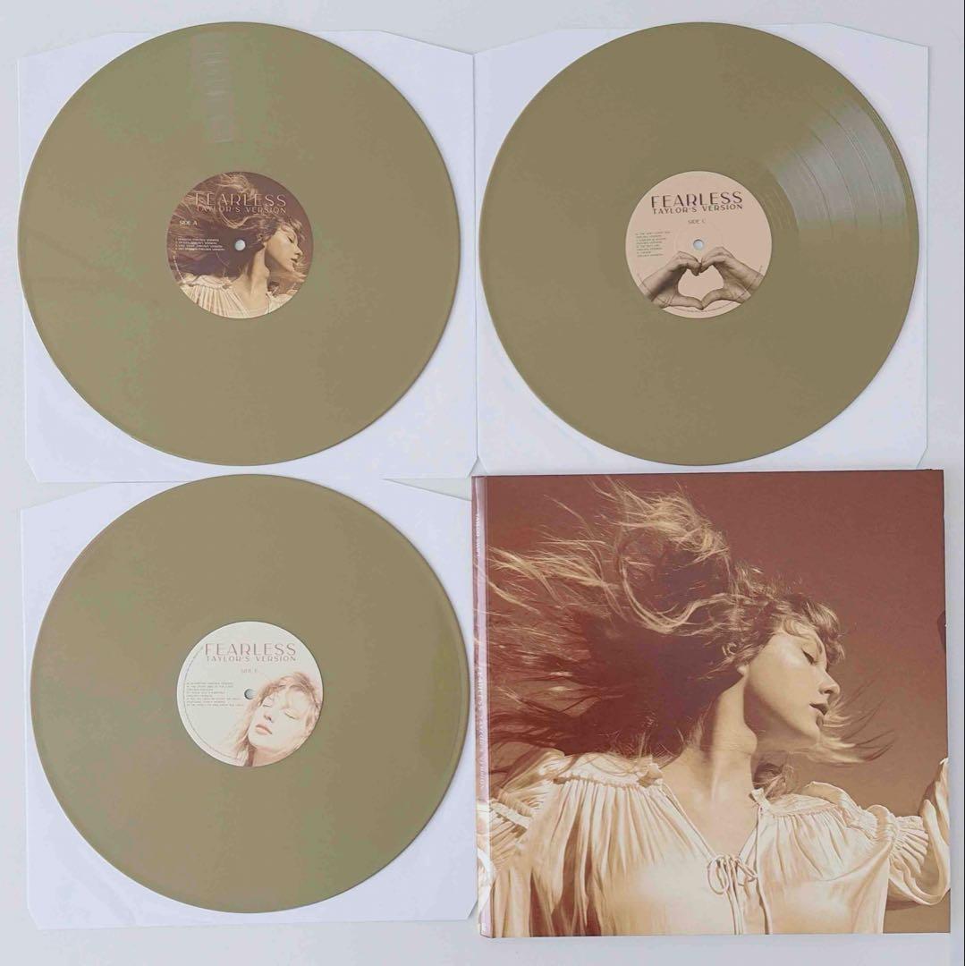 Taylor Swift Fearless LPレコード ゴールドヴァイナル仕様
