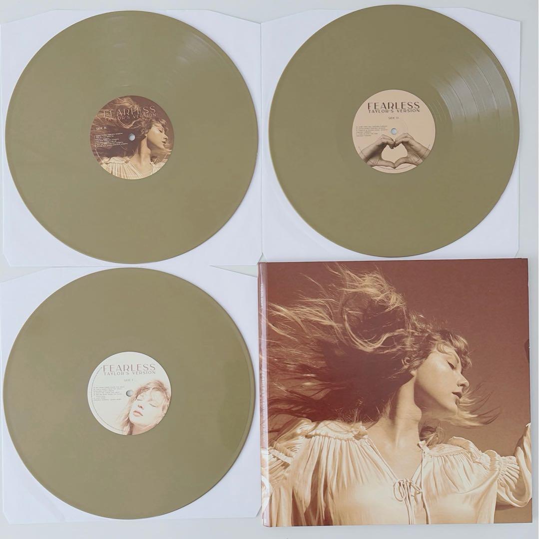Taylor Swift Fearless LPレコード ゴールドヴァイナル仕様