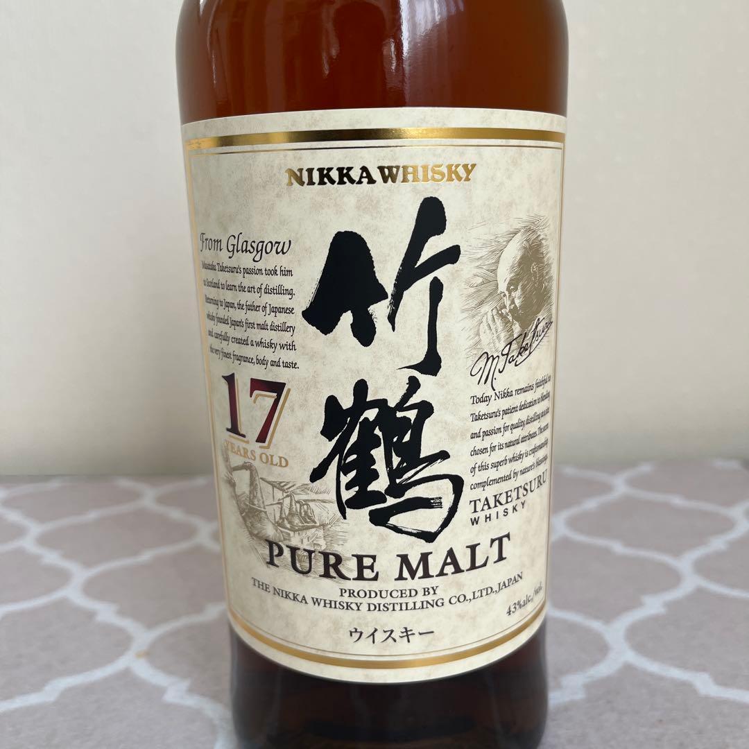 竹鶴17年 700ml Nikka Taketsuru Pure Malt