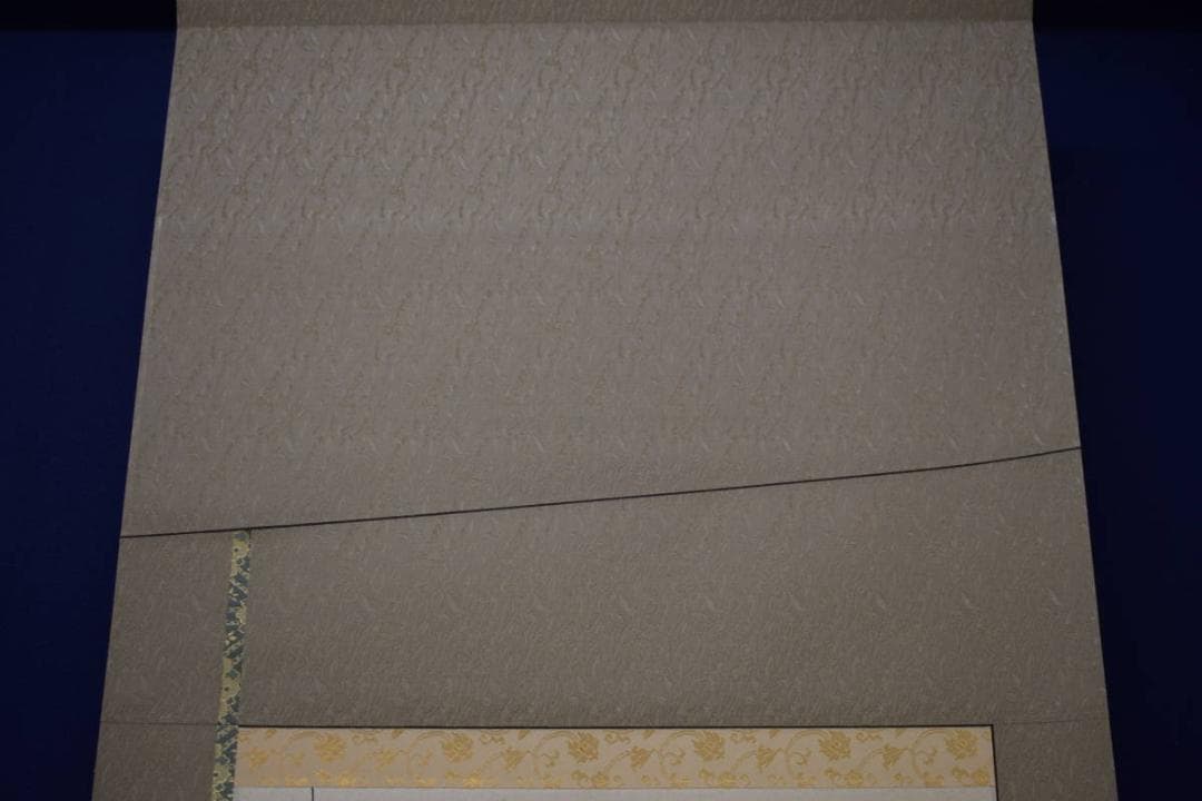 真作/吟水/鯉昇り図/五月/桐共箱付/布袋屋掛軸HJ-512