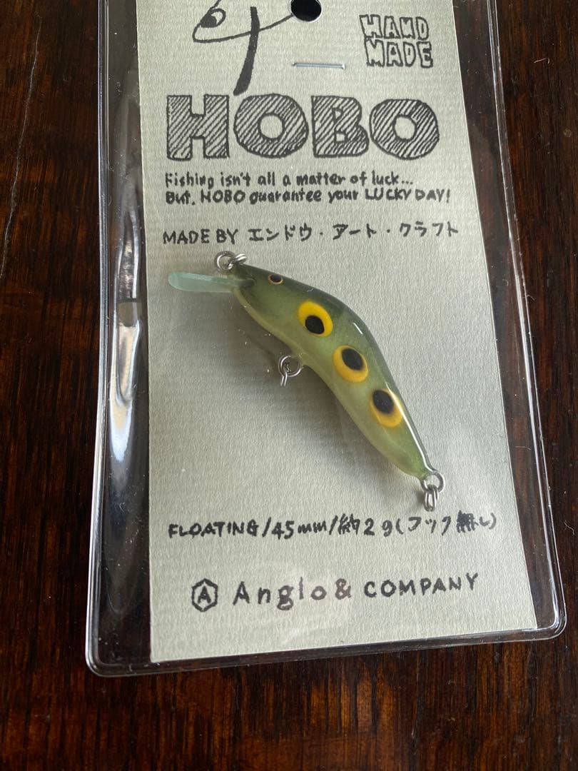 新品未開封 アングロアンドカンパニー HOBO 45MD ハンドメイドミノー