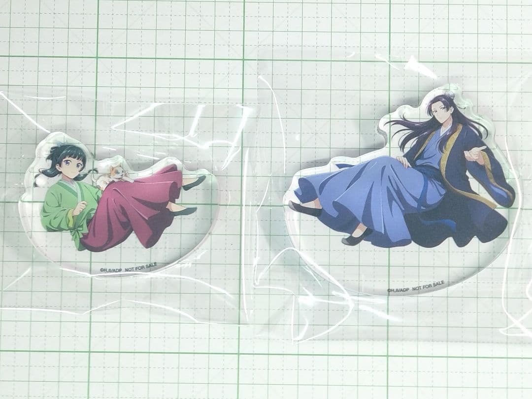 猫猫　壬氏　ゆらゆらアクリルブロック　薬屋のひとりごと　2種