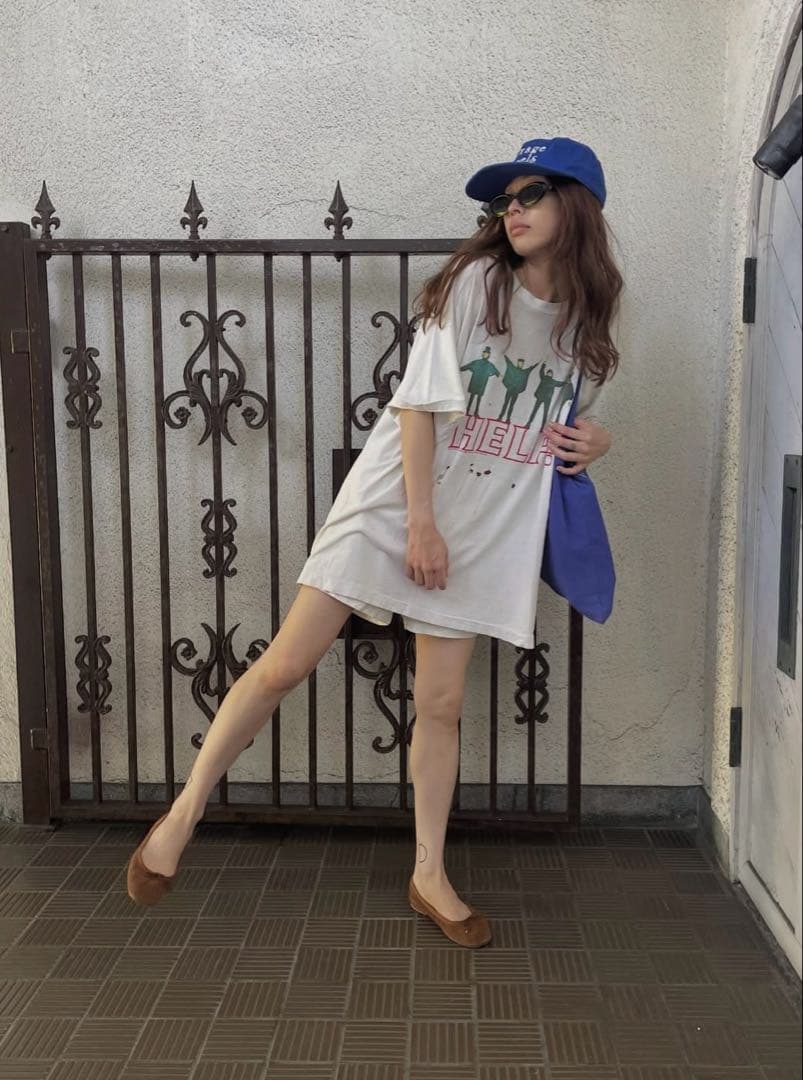 レペット　スウェード バレエシューズ