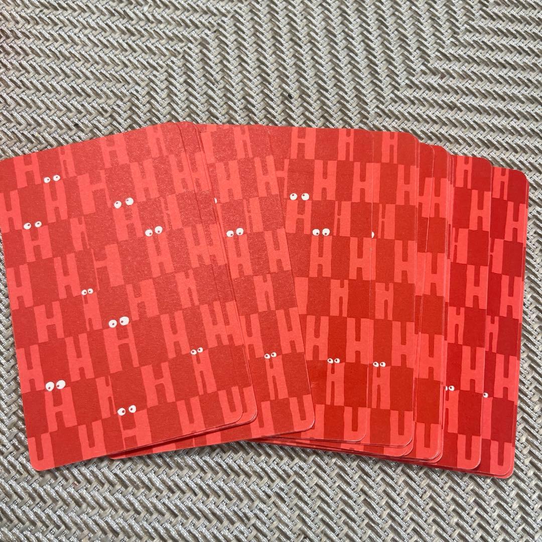 エルメス 紙製カードゲーム　5人の家族　ホリデー　ギフト　2022 希少品