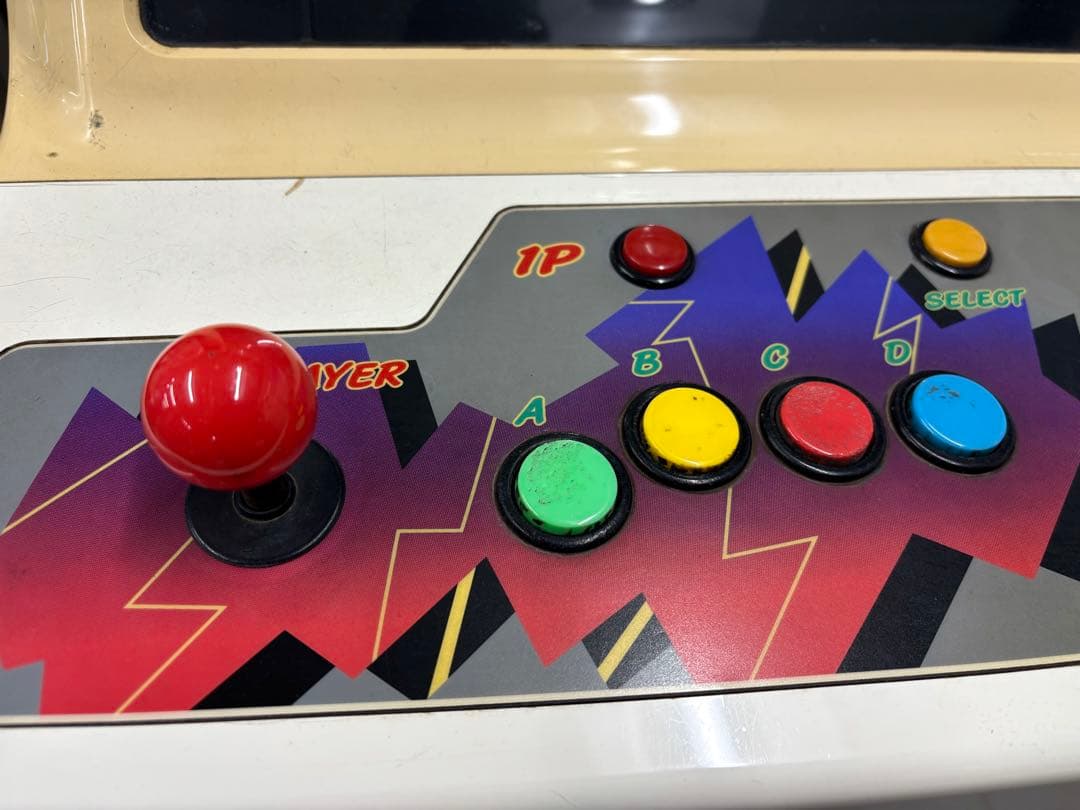 NEO-GEO ネオジオ(MVS) 筐体NEO25鍵無し ソフト4本付