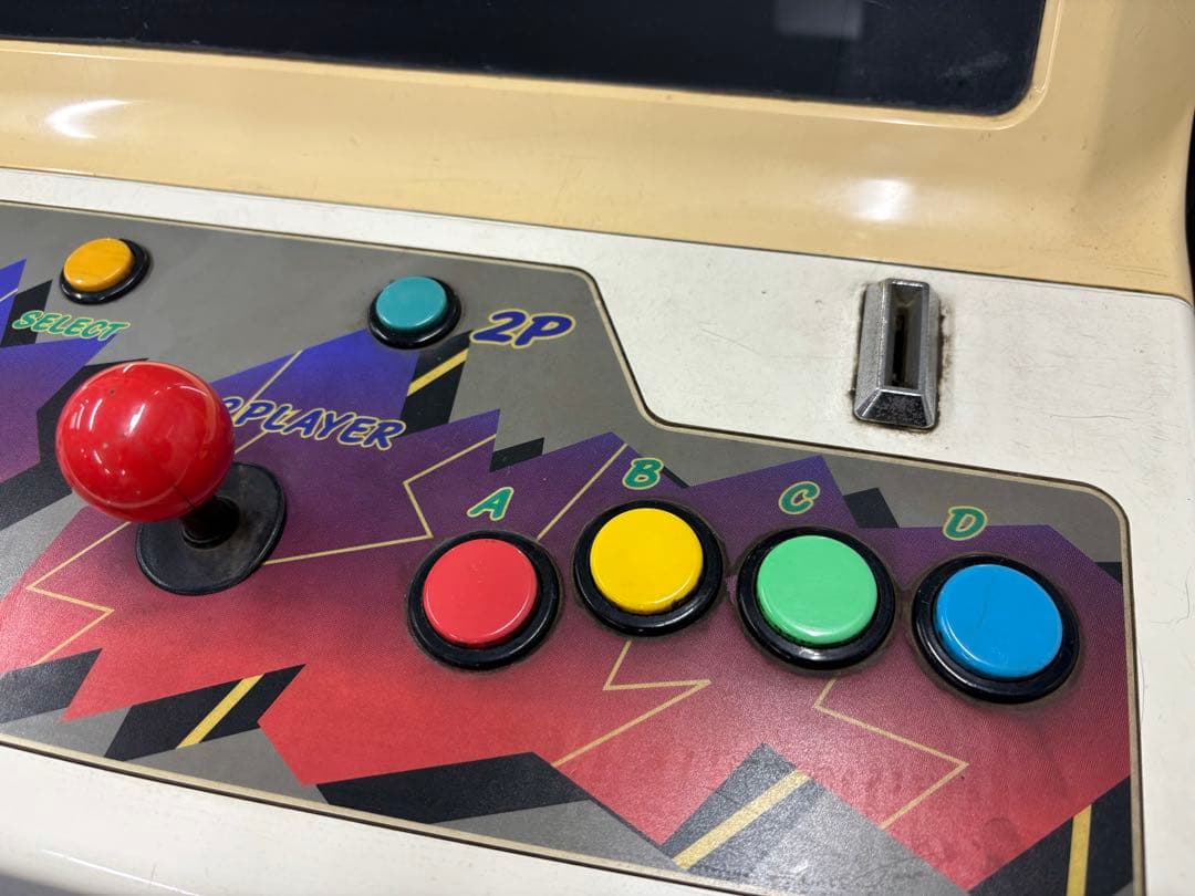 NEO-GEO ネオジオ(MVS) 筐体NEO25鍵無し ソフト4本付
