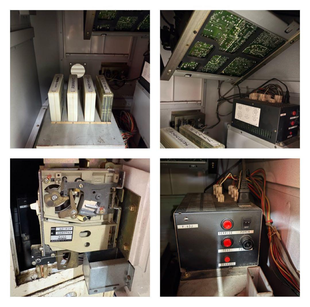 NEO-GEO ネオジオ(MVS) 筐体NEO25鍵無し ソフト4本付