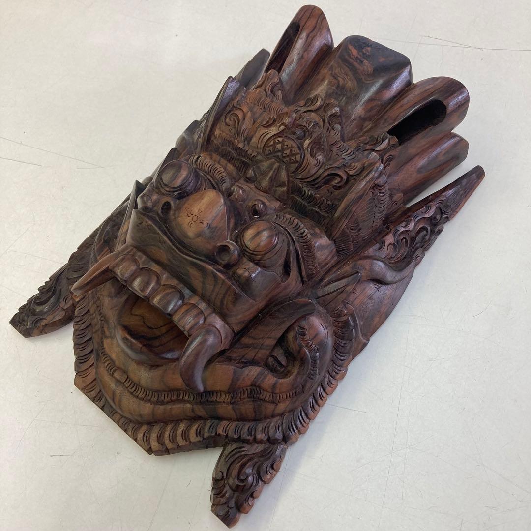 木彫り/面/アンティーク