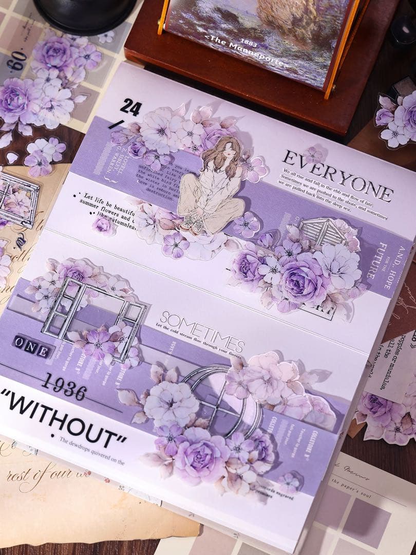 ⭐️SALE⭐️小白家文創《疏影》海外マスキングテープ マステ 【2756】