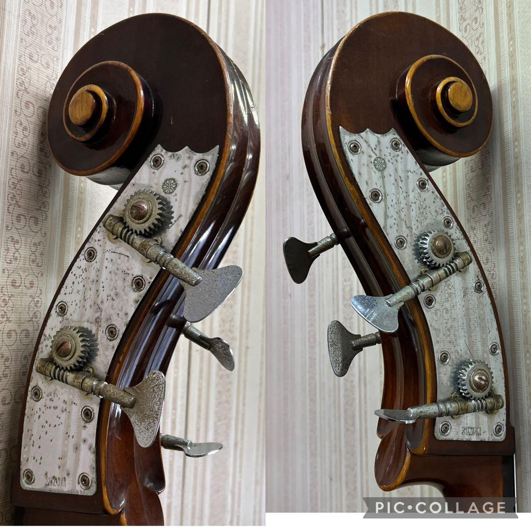 くるみ　スズキ　コントラバス　ウッドベース　4/4 1970 No.81