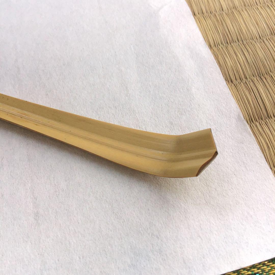 茶杓　葆光斎削　三十内　茶杓　銘　白雨ト云　妙玄斎書付　共筒　共箱　S60CS