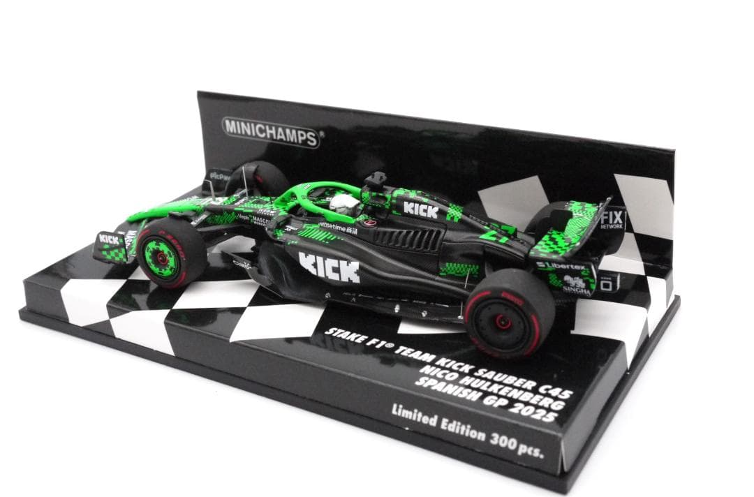 1/43 キック ザウバー C45 スペインGP N.ヒュルケンベルグ PMA