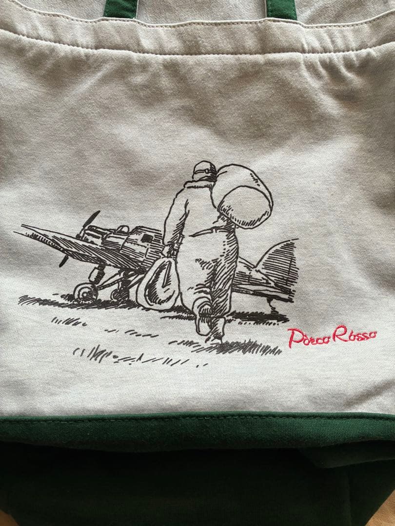 ジブリ トートバッグ 紅の豚 ショルダーバッグ　2種　レア