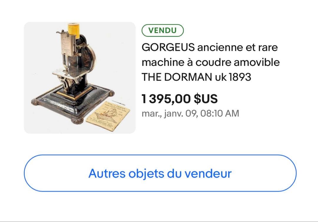 t*c様 ヴィンテージ ミシン 装飾的花模様