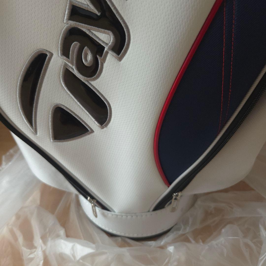 テーラーメイド　キャディバッグ　軽量　ネイビー　ホワイト　レッド