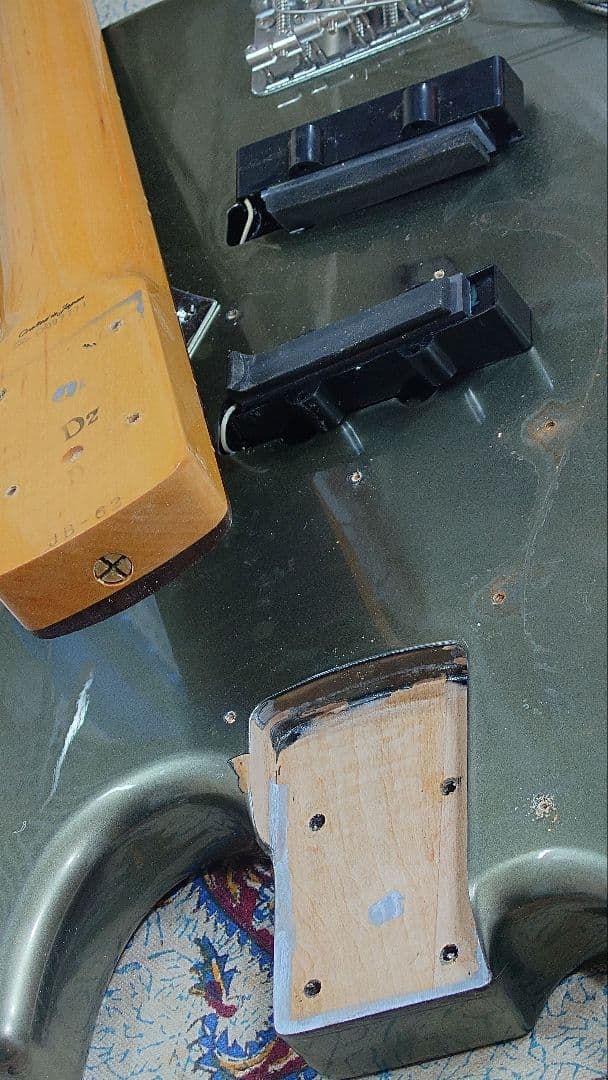 Fender Japan JB-62 ネック&不明ボディ 97~00年製