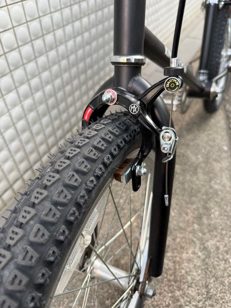 KINASHI CYCLE BMXクルーザーブラック バスケット付き