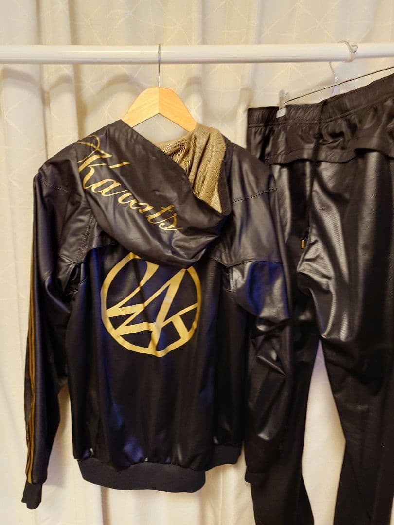 adidas×24karats限定コラボジャージ上下セット 黒/金