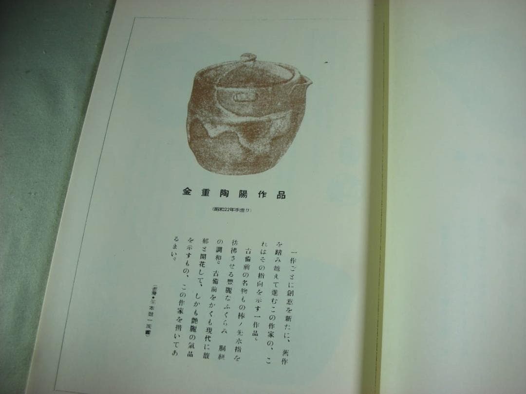 備前焼 泡瓶　名作図録　桂丈三郎 著 :宝瓶急須 煎茶道具 金重陶陽