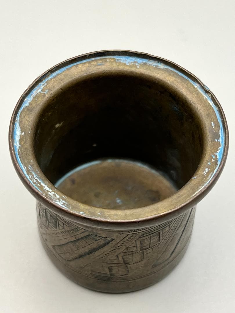 【海】江戸期　香炉　赤銅象嵌　古銅製　銅製　時代物　古董品　美術品