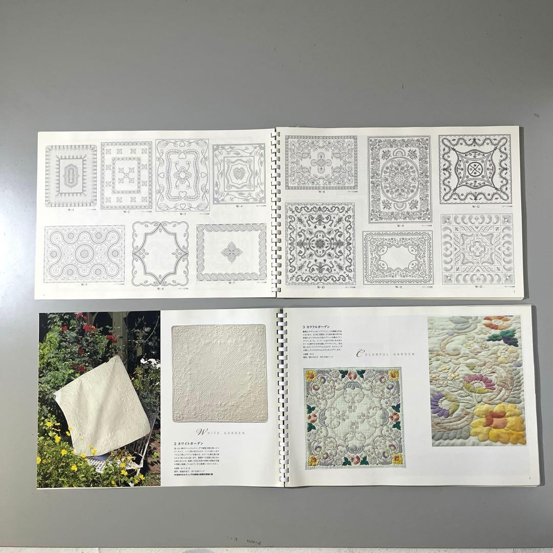 鷲沢玲子　優美な花のキルティングデザイン集セレクション集2冊組