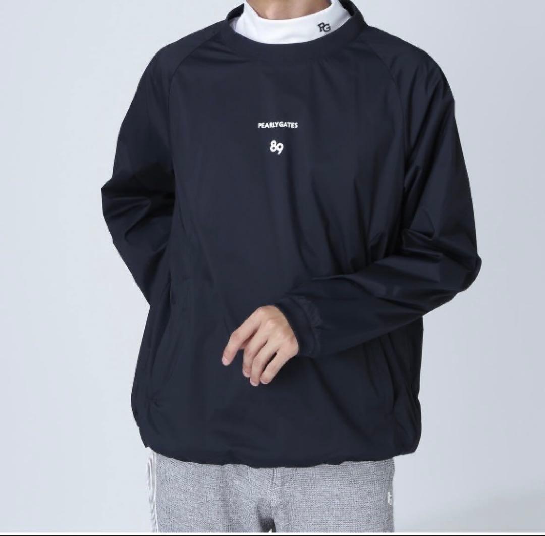 新品 パーリーゲイツ FLEX-IEDストレッチスニードジャック(7)3L/紺