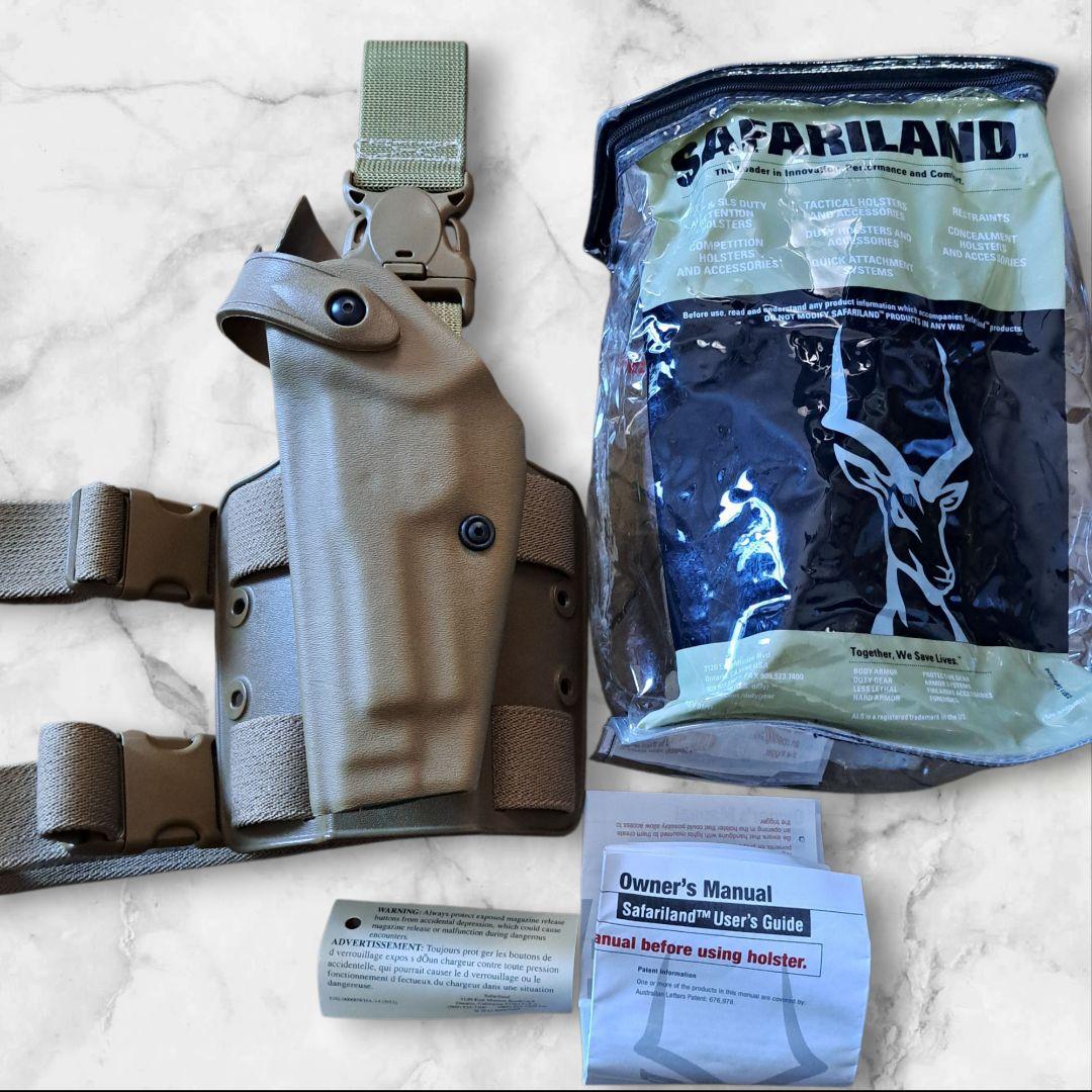 希少左用Safariland 6005-73 BER-92 レッグホルスター実物