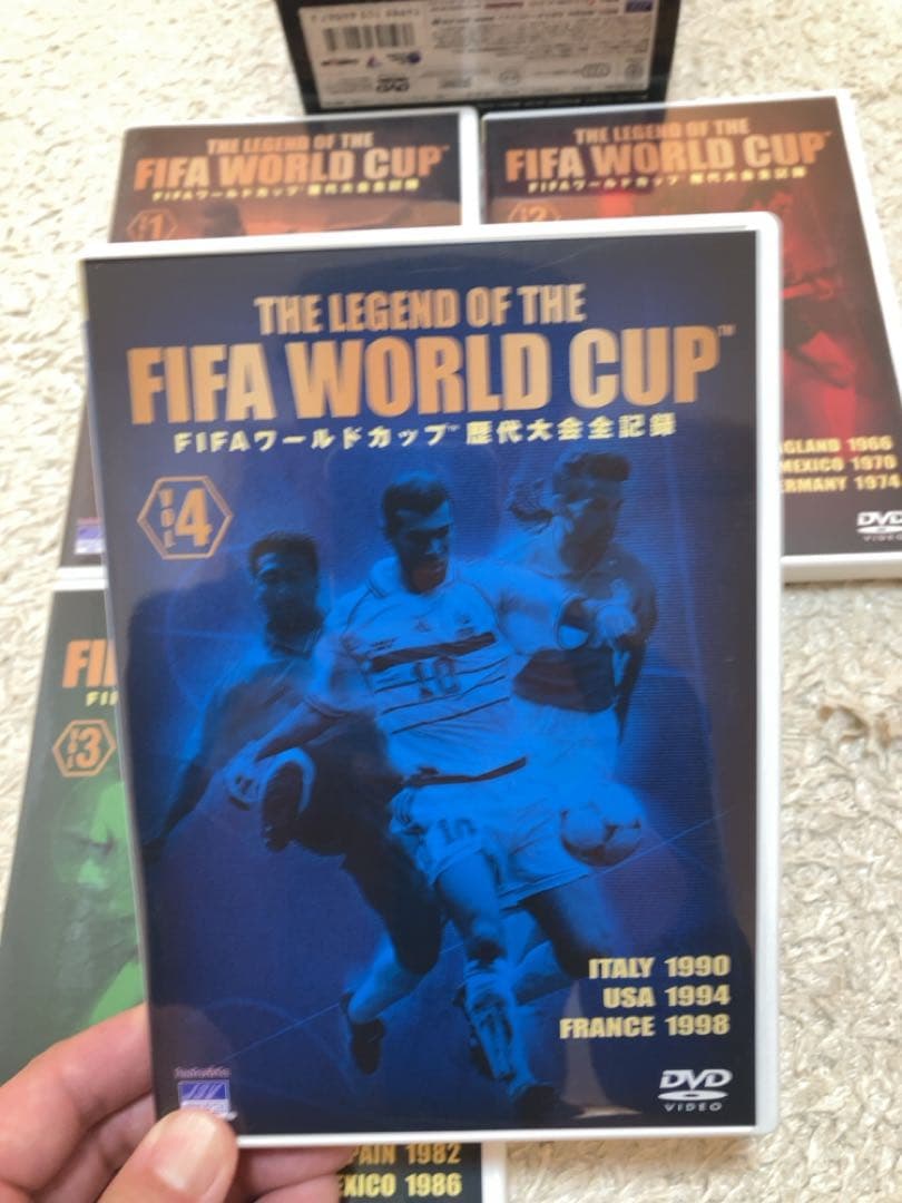 【希少品】FIFAワールドカップ歴代大会全記録集 スペシャルBOX〈4枚組〉