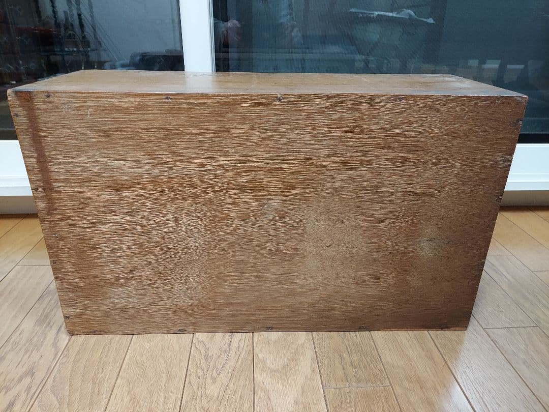 レトロ鉛筆棚、昭和レトロ、三菱 9800 木製収納ボックス、レトロ三菱鉛筆