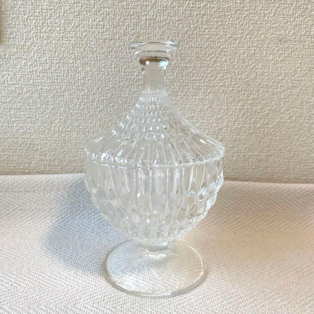 70年代 クリア プレスガラス テーブル セット売 確認ページのため購入不可❗️