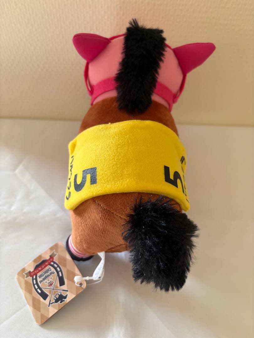 サラブレッドコレクションちょこっとBIGぬいぐるみ　ハルウララ　ストラップセット