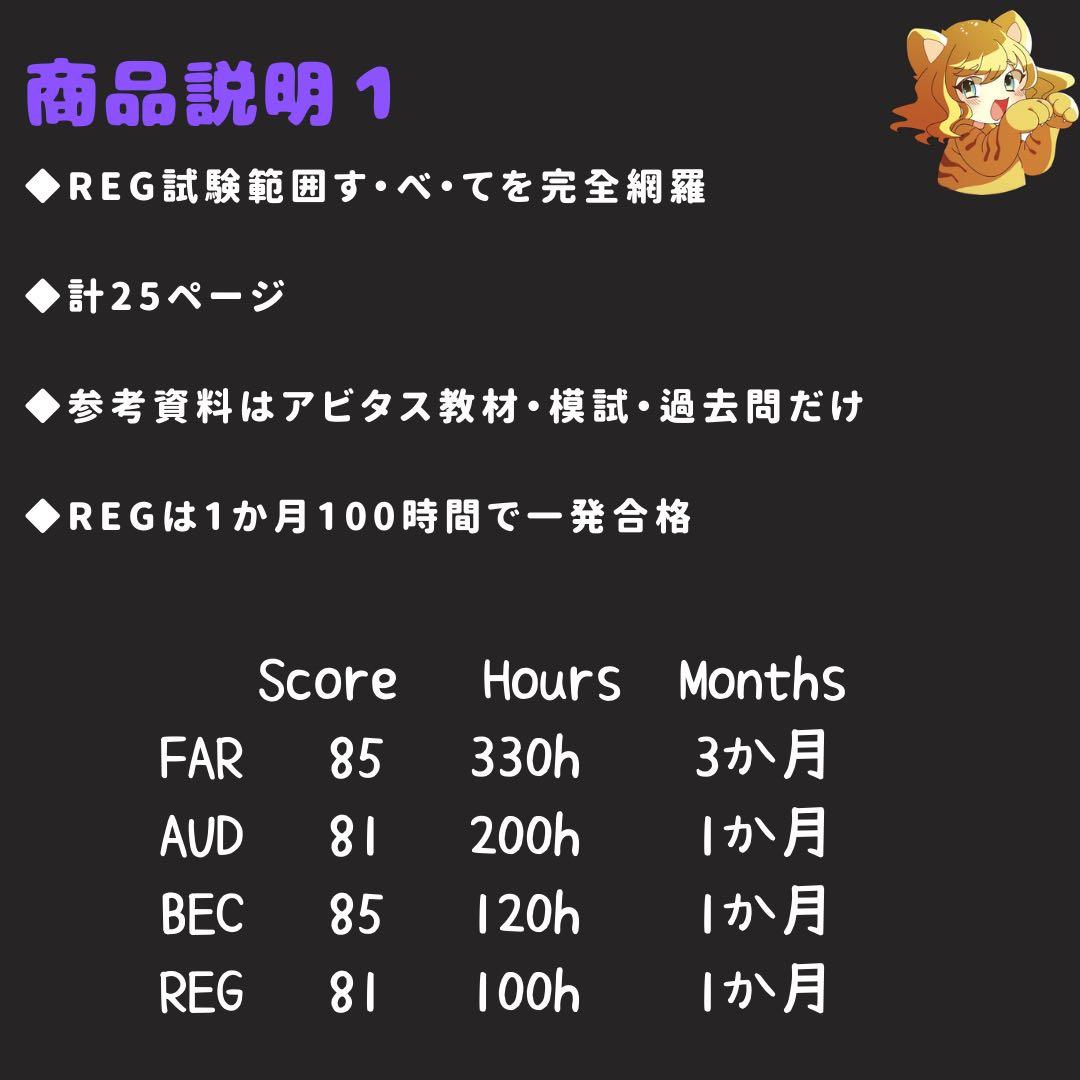 【2024新試験対応】USCPA⭐︎シンREGバイブル25ページ【米国公認会計士】