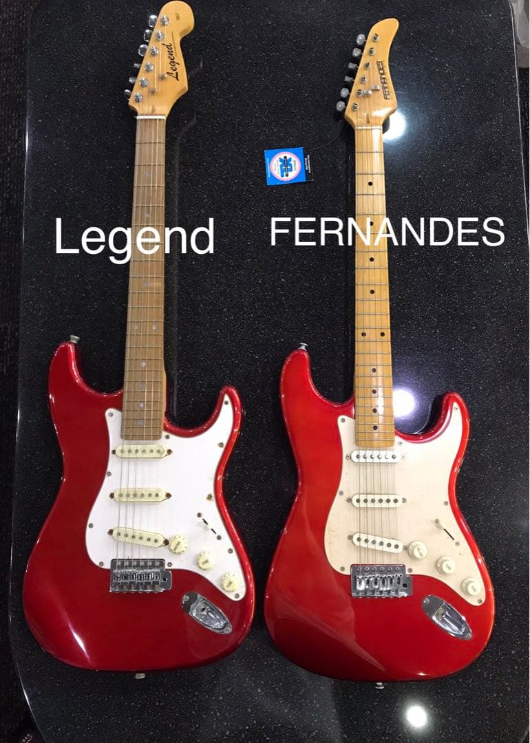 FERNANDES レッド エレキギターLE-1Z 3S